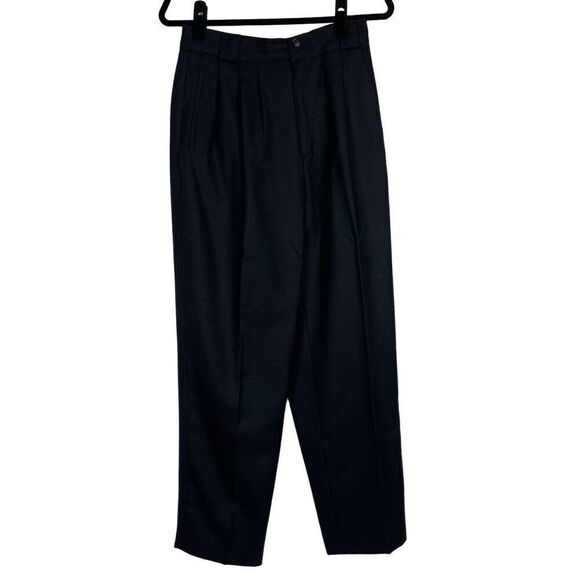 Vintage Giorgio Sant’Angelo 100% Wool High Rise Pleated Slacks - Women’s 8 - Picture 1 of 6
